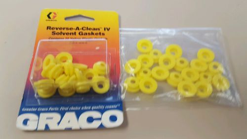 Graco RAC IV 224082 Solvent Yellow Plastic Gaskets 36 Pieces Spray Paint Genuine