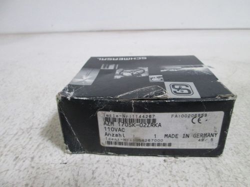 SCHMERSAL INTERLOCK SWITCH  AZM 170SK-02ZRKA (BLACK BOX) 110VAC *NEW IN BOX*