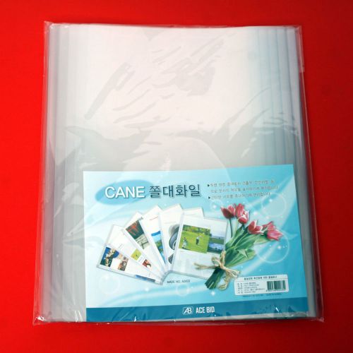 8 Pcs Clear A4 Size Paper Holder White Plastic File Folder Document Folde Korea