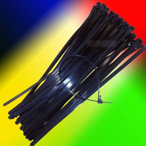Releasable cable tie 12 inch 50LBS, 50pcs/Pack - Black