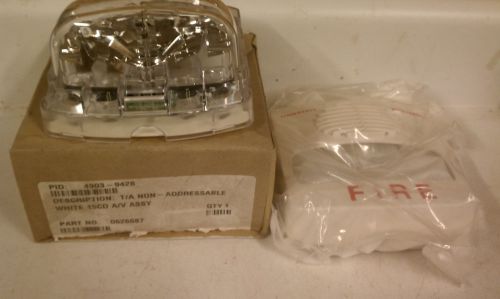 *new* simplex model 4903-9428 truealert white horn strobe fire alarm  v165 for sale