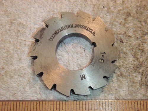 UNION 1/8&#034; DIA 2.00&#034; x 1/8C x 7/8&#034; Milling Concave Cutter tool 1/16 Radius