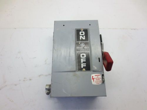 GE TH4321, HEAVY DUTY SAFTEY SWITCH, 30 AMP, 240 VAC, 7.5 MAX HP