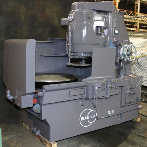 36&#034; chk blanchard #18-36 rotary surface grinder, 25 hp,painted and cycled, see v for sale
