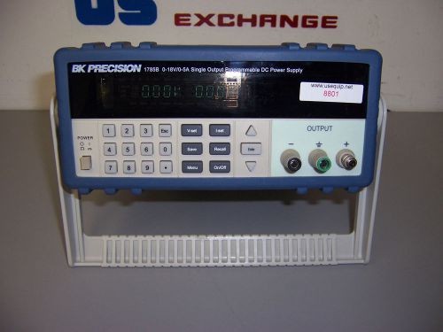 8801 BK PRECISION 1785B PROGRAMMABLE DC POWER SUPPLY 0-18V,0-5A