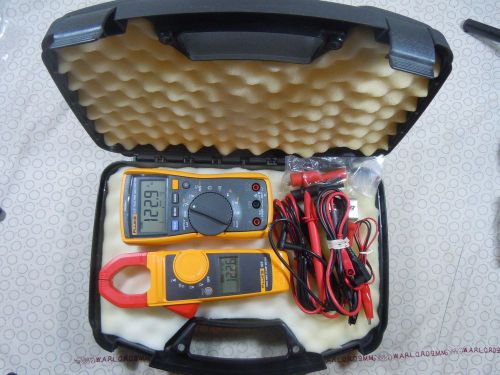FLUKE 117/323 ELECTRICIAN KIT WITH ACCESSORIES + FREE CASE  - 57278-57279. L@@K!
