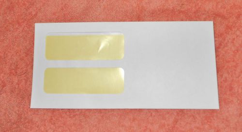 500 QUILL DOUBLE WINDOW BUSINESS ENVELOPES  4 3/16 X 9 WHITE