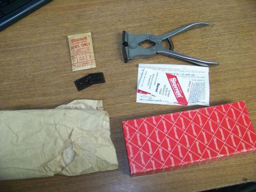 STARRETT CUTNIPPERS NO. 1-7 NOS WITH EXTRA SET OF JAWS