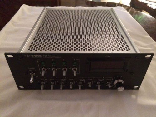 MKS Instruments 247D 4 Channel Readout Mass Flow Controller Power Supply