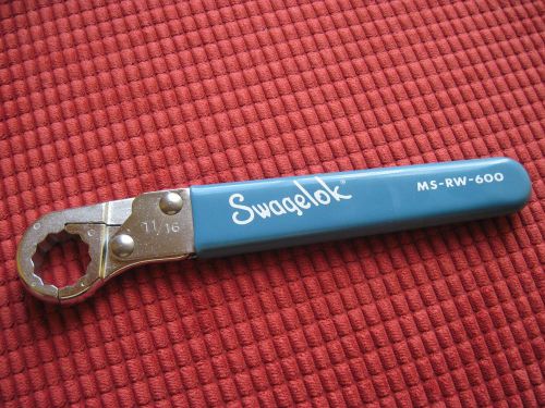 SWAGELOK MS-RW-600 11/16&#034;  Ratchet Wrench for tubing fittings