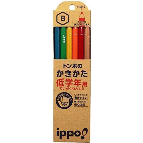 Tombow ippo! Lower grades for writing pencil B MP-SKNN03-B Natural N03 12 piece