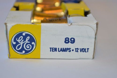 BOX OF 10 GE 89 MINIATURE LAMP - 12 VOLT