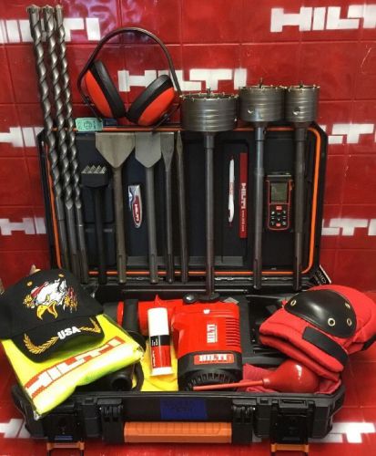 Hilti te 74 hammer drill, l@@k, free extras, loaded bits, fast shipping for sale
