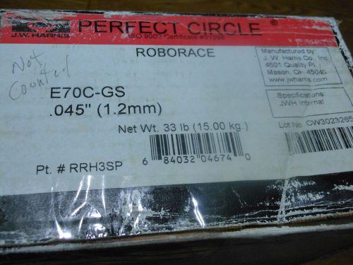 Harris roborace mig welding wire e70c-gs .045&#034;dia. 33# 33lbs spool for sale