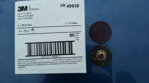 49938 Locking Disc, AlO, 2in, 80 Grit, TSM, PK50