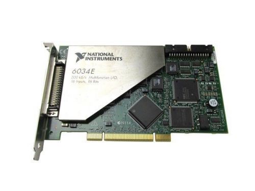 National Instruments NI PCI-6034E 16-Ch 200kS/s 16-Bit 8 DIO DAQ Card 187578B-01