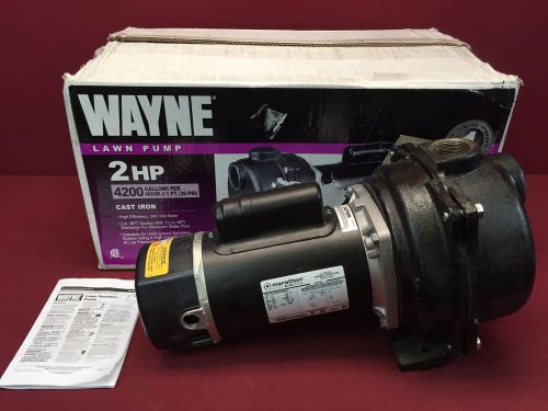 WAYNE WLS200 2 HP Cast Iron High Volume Lawn Sprinkling Sprinkler Pump