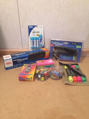 Startup Desk setup office supplies