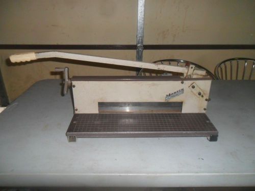 commercial stack paper cutter Model O-12 Martin Yale Business Machines, Chicago