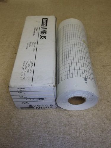 NEW Esterline Angus Time Sheet Paper 37020B Roll *FREE SHIPPING*