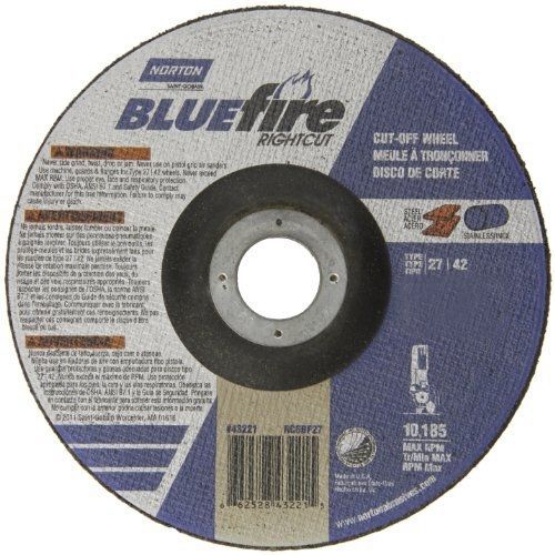 Norton abrasives - st. gobain norton blue fire plus right cut right angle for sale