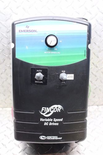 Control Tech Emerson Fincor 2610 DC variable speed control Model 2613MKII