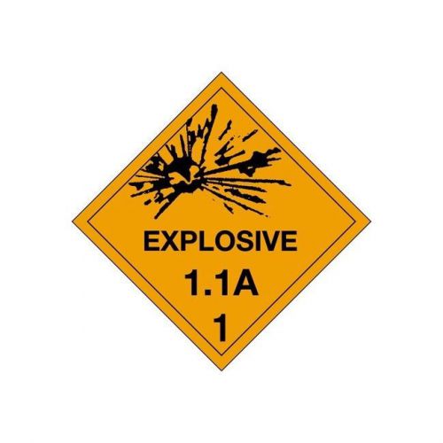&#034;Tape Logic Labels, &#039;Explosive - 1.1A - 1&#034;&#034;, 4&#034;&#034;x4&#034;&#034;, 500/Roll&#034;