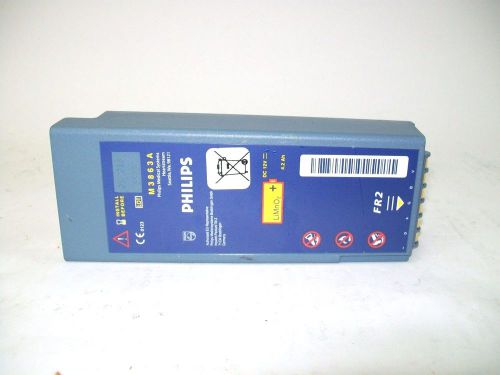 Philips M3863A Medical battery FR2 HeartStart AED - 2016