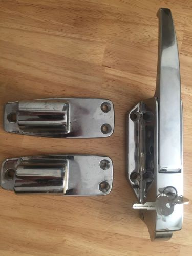 Kason latch w/keys and hinges for sale