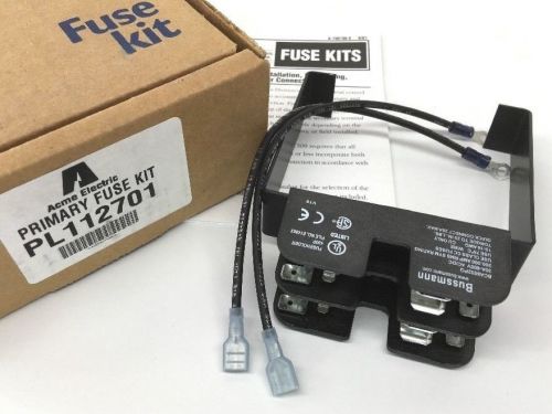 ACME ELECTRIC PL-112701 Primary Fuse Kit 30A 600V