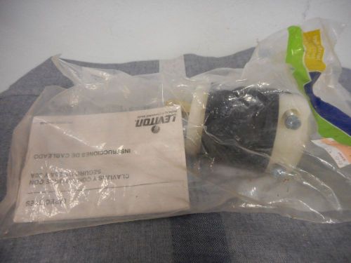 (NEW) Leviton  L10-20P Locking Plug Grounding 20a 125v 257B