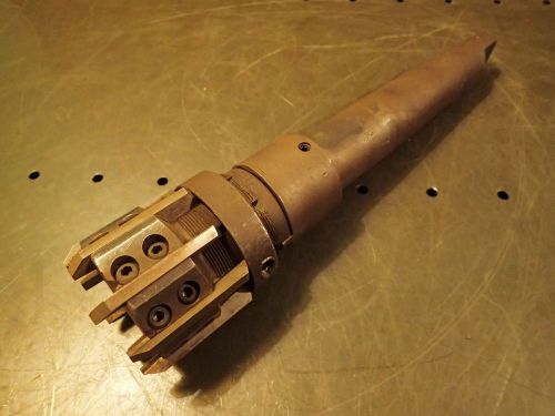 Cleveland Twist Drill 3-1/4&#034; Adjustable Shell Reamer + Morse Taper #5 Shank 5MT