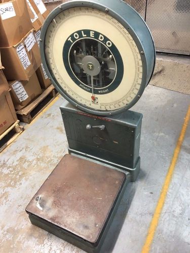 Vintage toledo platform scale 125 lbs model 2071 for sale
