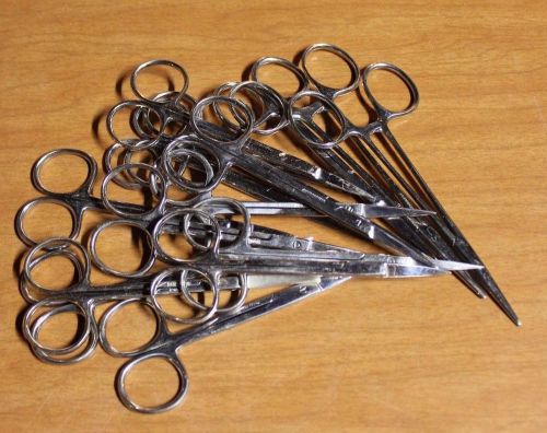 Lot of 16 4 1/2 inch Medical Grade Surgical Scissors