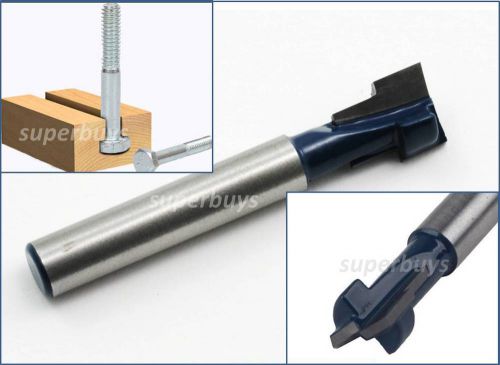 9.5mm 3/8” T-Slot Wood Cutter Bottom Cleaner Router Bit Milling Cleaning Keyhole