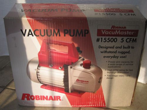Robinair 15500 VacuMaster 5 CFM Vacuum Pump, AS IS