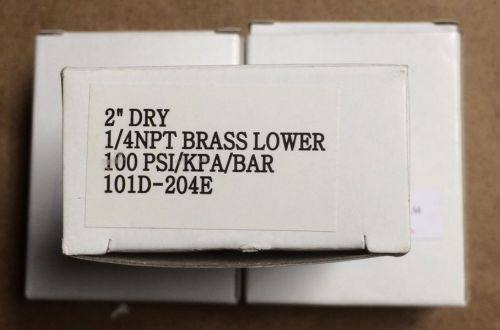 (LOT OF 3) PRECISION INSTRUMENT 101D-204E GAUGE 0-100 *NEW IN A BOX*