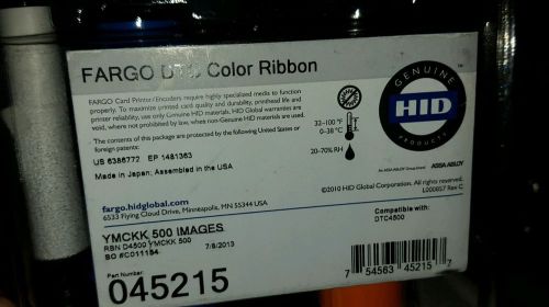 Fargo 4500 ribbon dtc4500 printer 45215