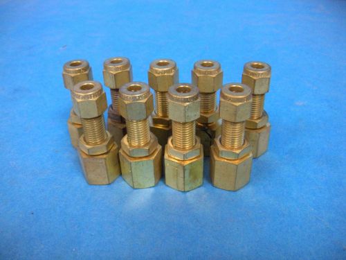 Swagelok Brass Compression Fittings 13mm Lot of 9