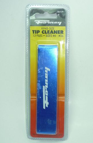 Forney king size tip cleaner 86110 13 files sizes #6-#26 extra-long free s&amp;h new for sale