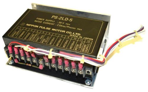 Nippon pulse motor co. ps-2ld-5 motor driver 30 vdc max @ 2.5 amps per phase for sale