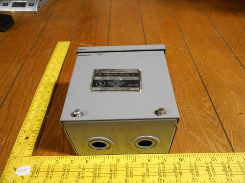 Wire guard systems electric junction pull box, type 3r, rainproof, 6 x 6 x4 for sale