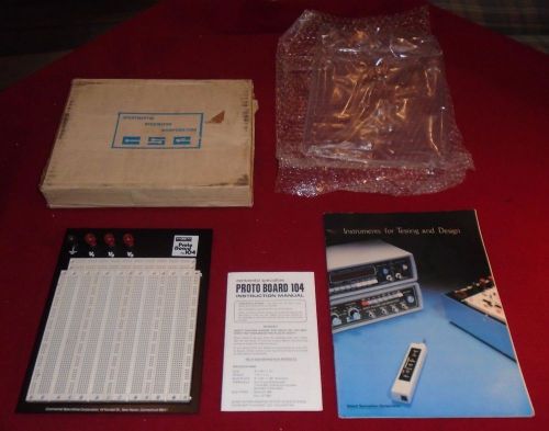 Vintage NEW Continental Specialties Proto Board PB-104 Complete in Box - 1980