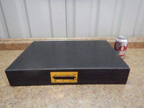 Black Gold Granite Surface Plate 18&#034; x 12&#034; x 3&#034; Thick