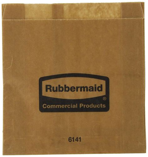 Rubbermaid 6141 sanitary napkin receptacle waxed bags 250ct fg6141 for sale