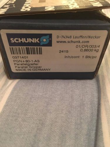 Schunk, Pneumatic Robotic Parallel Gripper, PGN+80-1-AS P# 371401