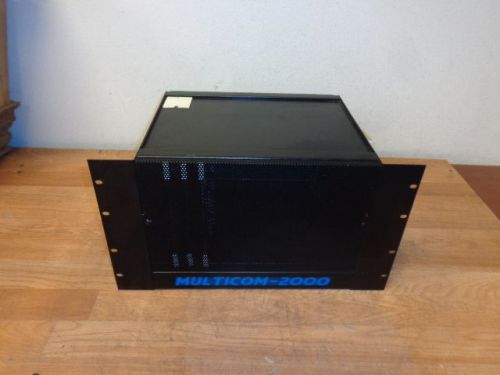 Multicom 2000 card chassis for intercom system w/mc pca2 580-5326-01 working for sale