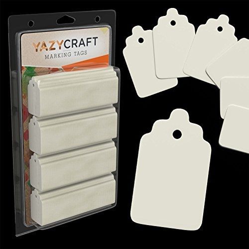 YazyCraft Yazycraft Marking Tags - 1.96 x 1.18 inches (Pack of 1000) - Easy to