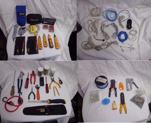 Telephone technician repair tool kit lot for sale
