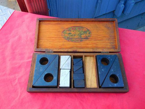 Tietzmann tool corp. - machinist step blocks set -16 pc with tray englewood ohio for sale